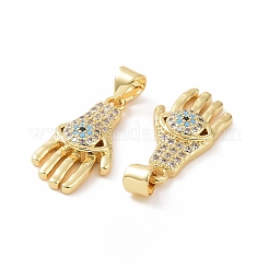 Colgante micropavé cubic zirconia de latón&nbsp;LS-ZIRC-P106-05G