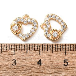 Colgantes de latón con circonita.&nbsp;KK-L270-06G