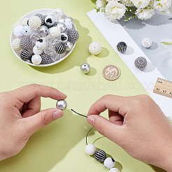 Акриловые бусины&nbsp;OACR-AR0001-34