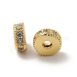 Стойки обшивки латунь микро проложить кубического циркония бусы KK-C010-14