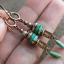 100шт 10 стиля бусины из сплава в тибетском стиле&nbsp;TIBEB-WR0001-05