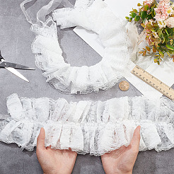 Кружевной воротник с оборками DIY-WH0308-241