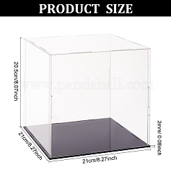 Vitrinen für Minifiguren aus transparentem Kunststoff&nbsp;ODIS-WH0029-72B
