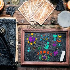 Große wiederverwendbare Zeichenschablonen aus Kunststoff&nbsp;DIY-WH0202-161
