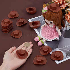 30 шт. пластиковая мини-шляпа ковбоя в стиле вестерн&nbsp;FIND-PH0027-72