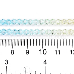 Градиентные цветные стеклянные бусины X1-DGLA-A039-T4mm-A012