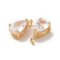 Латунь с подвесками из прозрачного стекла KK-G465-45G