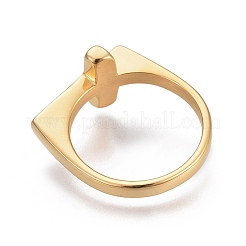 Fingerringe aus Edelstahl 304&nbsp;RJEW-O032-12G-18mm
