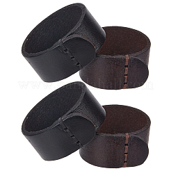 2 ensemble d'anneaux de maintien de ceinture en cuir PU de 2 couleurs&nbsp;FIND-GF0009-20A
