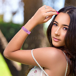 Гранулы cmолы браслеты&nbsp;BJEW-TAC0080-01A