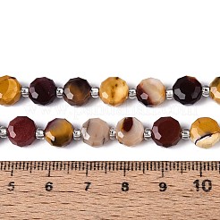 Природные mookaite бисер нитей G-B153-B19