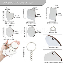 Сублимационные заготовки брелки&nbsp;AJEW-CJC0015-003