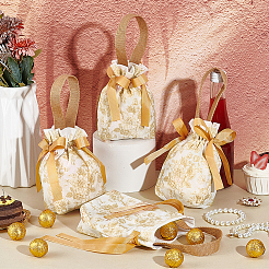 Мешочки для хранения из брезентовой ткани&nbsp;ABAG-WH0032-78C