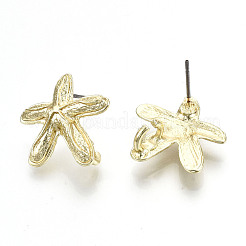 Серьги-гвоздики из сплава с покрытием стойки&nbsp;PALLOY-N155-63-NR