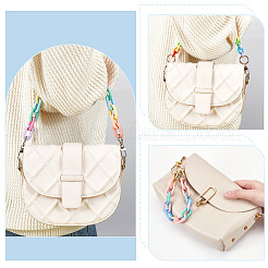 2 шт. непрозрачные акриловые ручки для сумок AJEW-PH0018-20