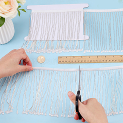 1 Yard Glasperlen-Quastenband&nbsp;DIY-FG0010-38C