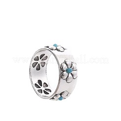 Кольца из ретро-сплава и бирюзы&nbsp;FS-WGD8EB6-01