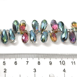 Стеклянные бусины с гальваническим покрытием &nbsp;EGLA-B006-01A-HP02