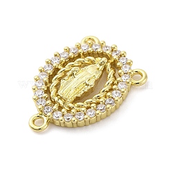 Латунный прозрачный кубический цирконий люстра Дева Мария компоненты соединения KK-D325-07G-02