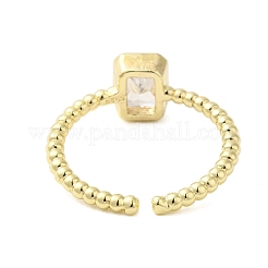 Кольца-манжеты из нержавеющей стали 304 с микропаве из кубического циркония для женщин&nbsp;RJEW-U013-08G