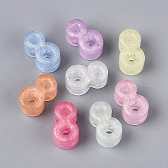 Светящиеся матовые прозрачные акриловые бусины&nbsp;TACR-T029-21I