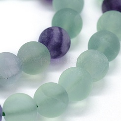 Natürlichen Fluorit Perlen Stränge&nbsp;LS-G-G763-13-8mm