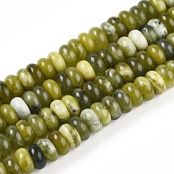 Природного нефрита Xiuyan бисер нитей G-T140-68A