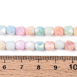 Антикоррозийные гальванические стеклянные бусины&nbsp;GLAA-N057-6mm-08