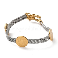 Браслеты-цепочки для часов из нержавеющей стали 304 для женщин&nbsp;BJEW-G770-01A-GP