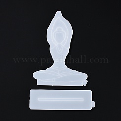 Силиконовые Молды для статуй для йоги своими руками&nbsp;DIY-G046-10