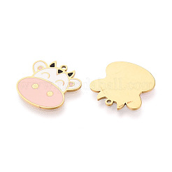 Подвески из нержавеющей стали 304 с эмалью&nbsp;STAS-T074-09G