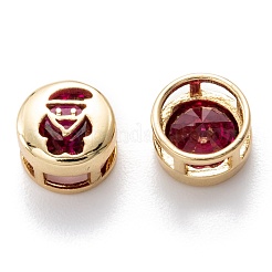 Настоящие 18-каратные позолоченные многожильные звенья из латуни с инкрустацией из кубического циркония KK-A154-01G