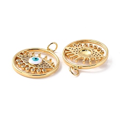 Латунные микро проложить кубического циркония подвески ZIRC-P092-028G-03-RS
