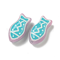 Прозрачные стеклянные бусины ручной работы GLAA-N0028-02A