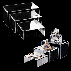 6шт 6 размера непрозрачные акриловые подставки для дисплеев ODIS-WH0002-41