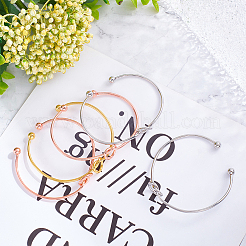 15шт 3 цвета сплава полые сердца открытые браслеты манжеты набор для женщин BJEW-AN0001-57