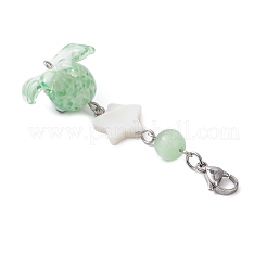 4 шт. подвеска в виде осьминога ручной работы в технике лэмпворк HJEW-TA00430