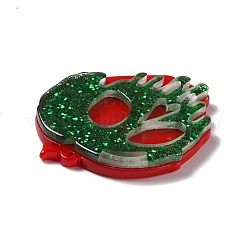 Серьги с подвесками из акрила своими руками MACR-A009-04