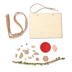 DIY чучело и птица роспись по дереву материалы ручной работы пакет для родителей и детей DIY-P036-01