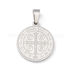 Anlaufgeschützte Anhänger aus 304er Edelstahl&nbsp;LS-STAS-C057-01P