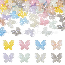 70шт 7 цвета непрозрачные акриловые бусины&nbsp;OACR-TA0001-24