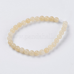 Chapelets de perles en jade topaze naturelle&nbsp;G-G515-10mm-03A