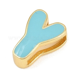 Perle di smalto in ottone&nbsp;KK-CBA3FD6-08Y-G