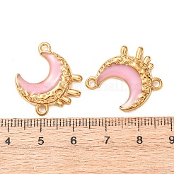 Dijes conectores de eslabones de media luna esmaltados en acero inoxidable 304&nbsp;STAS-D263-14A-G
