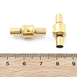 イオンプレーティング(IP) 304 ステンレススチール ヨーロピアンクラスプ  ゴールドカラー  コラム  21.5x8x9mm&nbsp;STAS-Z115-04G-08
