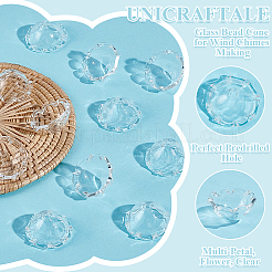 16шт стеклянный конус для изготовления колокольчиков&nbsp;GLAA-UN0001-18