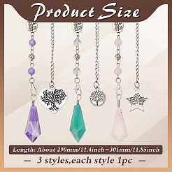 Маятники для лозоходства из натурального розового кварца PALLOY-MA00008