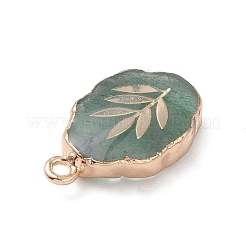 Подвески из натурального зеленого клубничного кварца G-K333-01G