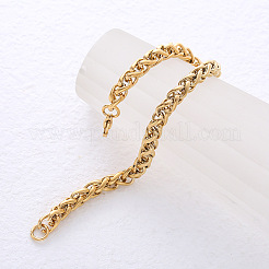 Браслеты из нержавеющей стали и пшеницы для пары унисекс FU4893