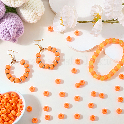 800 шт. окрашенные распылением пластиковые бусины&nbsp;KY-SP0001-56A